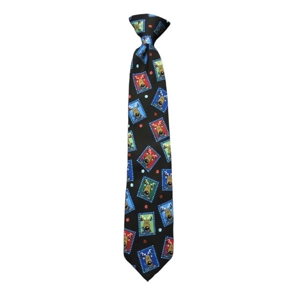 Reindeer Clip-On Tie